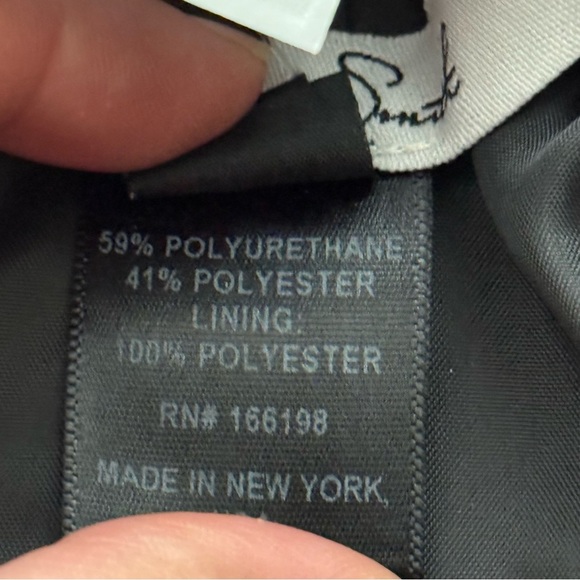 LaQuan Smith Metallic Cyberpunk Cropped Moto Jacket Sz XS Iridescent Holographic - Picture 16 of 16